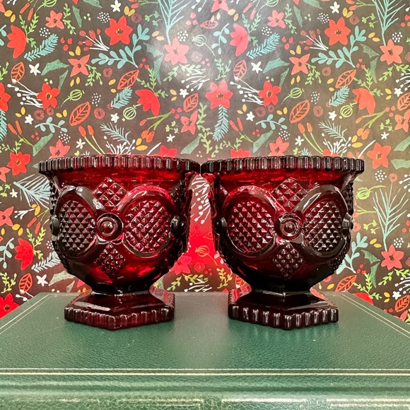 Cape Cod Ruby Open Sugar by Avon - Picture 2 of 4